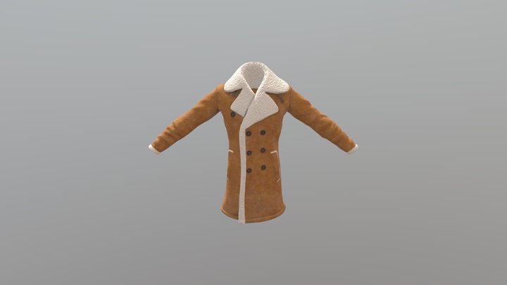 Sheepskin Jacket 3D Model