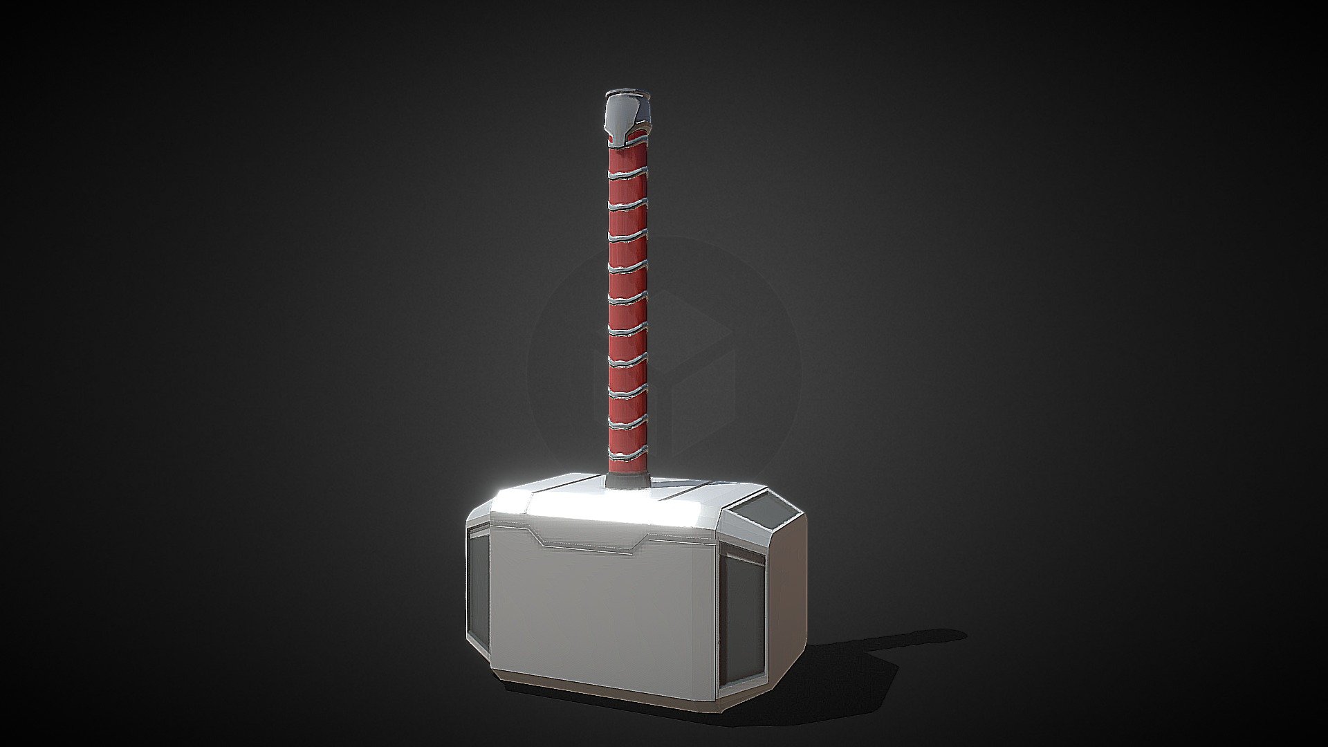 Mjolnir Fan Made - Download Free 3D model by Helyx Silveira ...