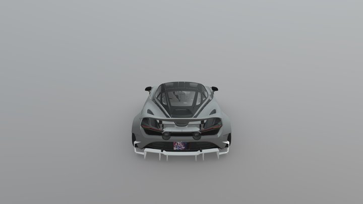 mclaren-720s-lbwk-unfinished 3D Model