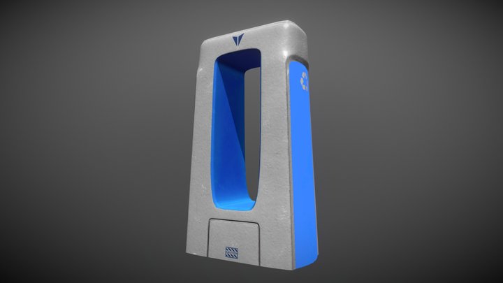 Energy Fueling Station 3D Model