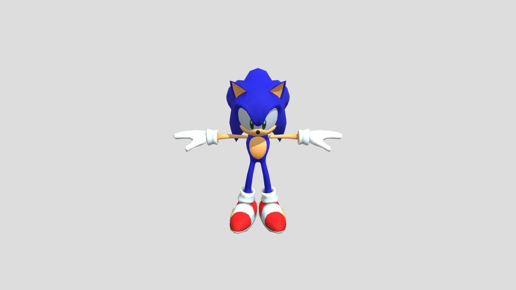 SONIC RIG - A 3D model collection by smackk (@purplepebbles12) - Sketchfab