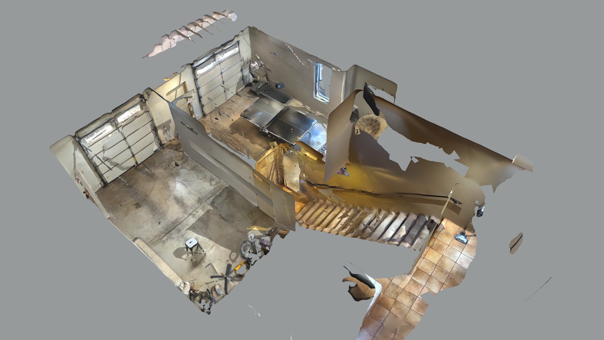 Brenizer stair & garage int