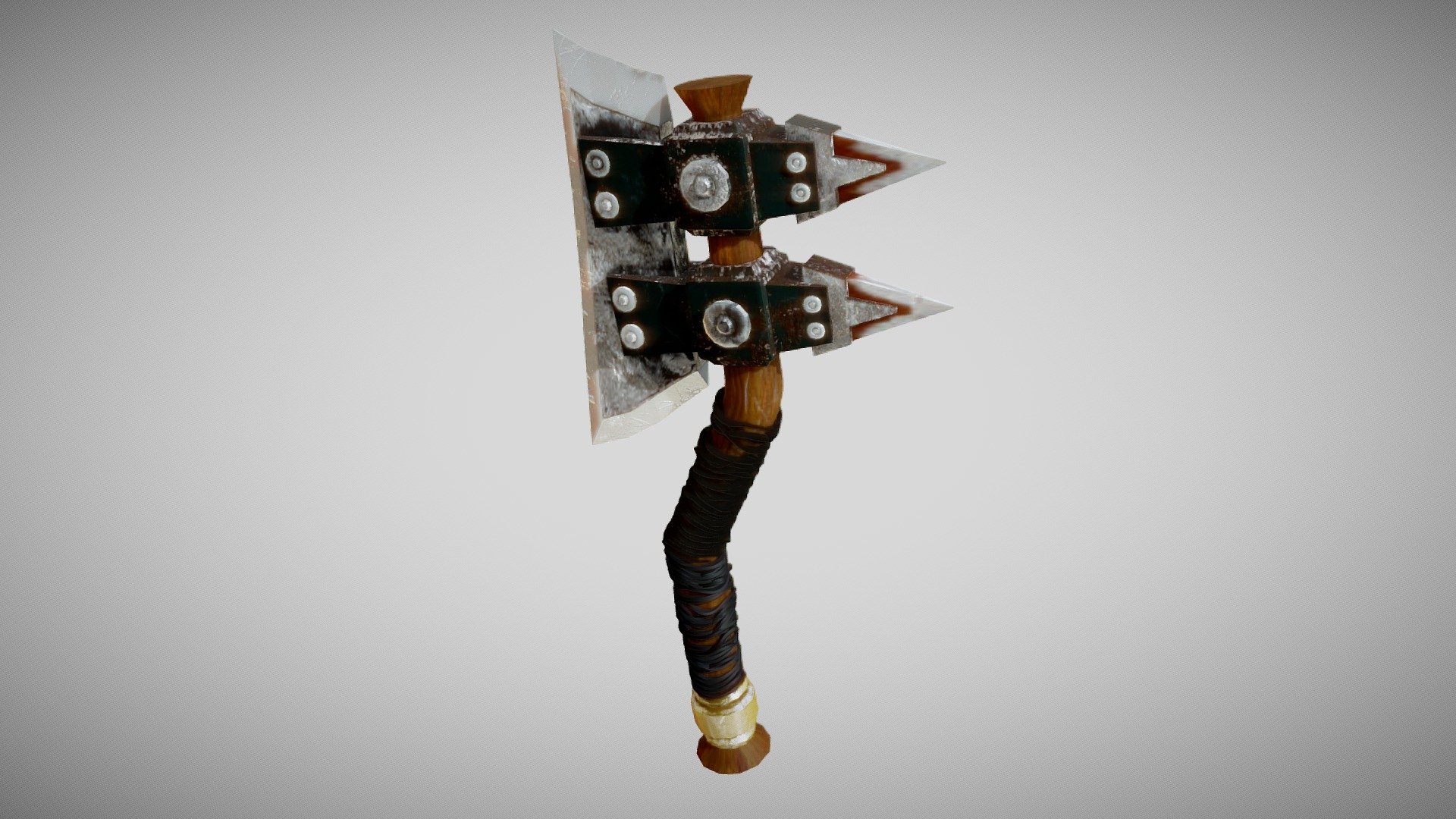 Axe Old Rusty Fantasy - Download Free 3D model by VIBA_Animation ...