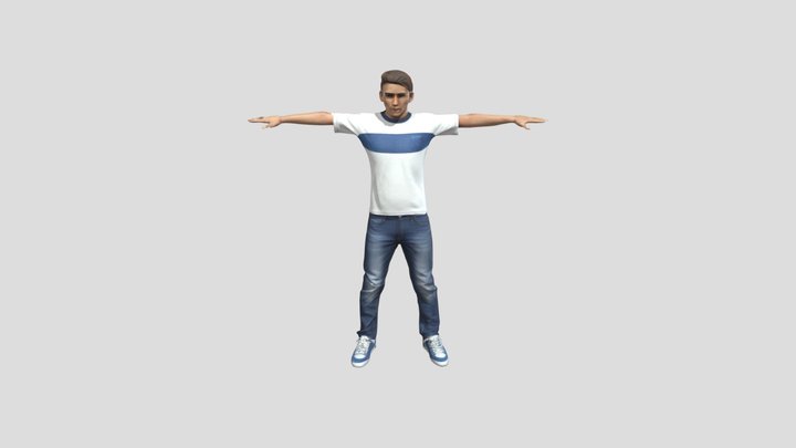 T-Pose Model 3D Model
