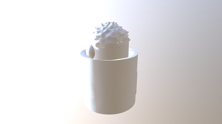 Final Cup Monster Design 3D Model