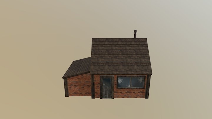 Brick House 3D Model