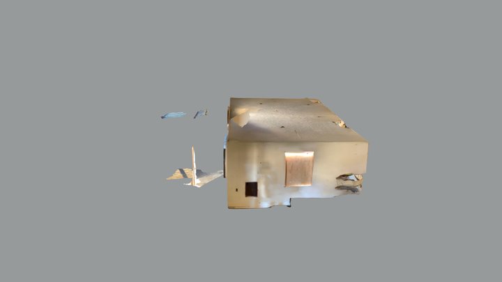Wood cabin 2 3D Model