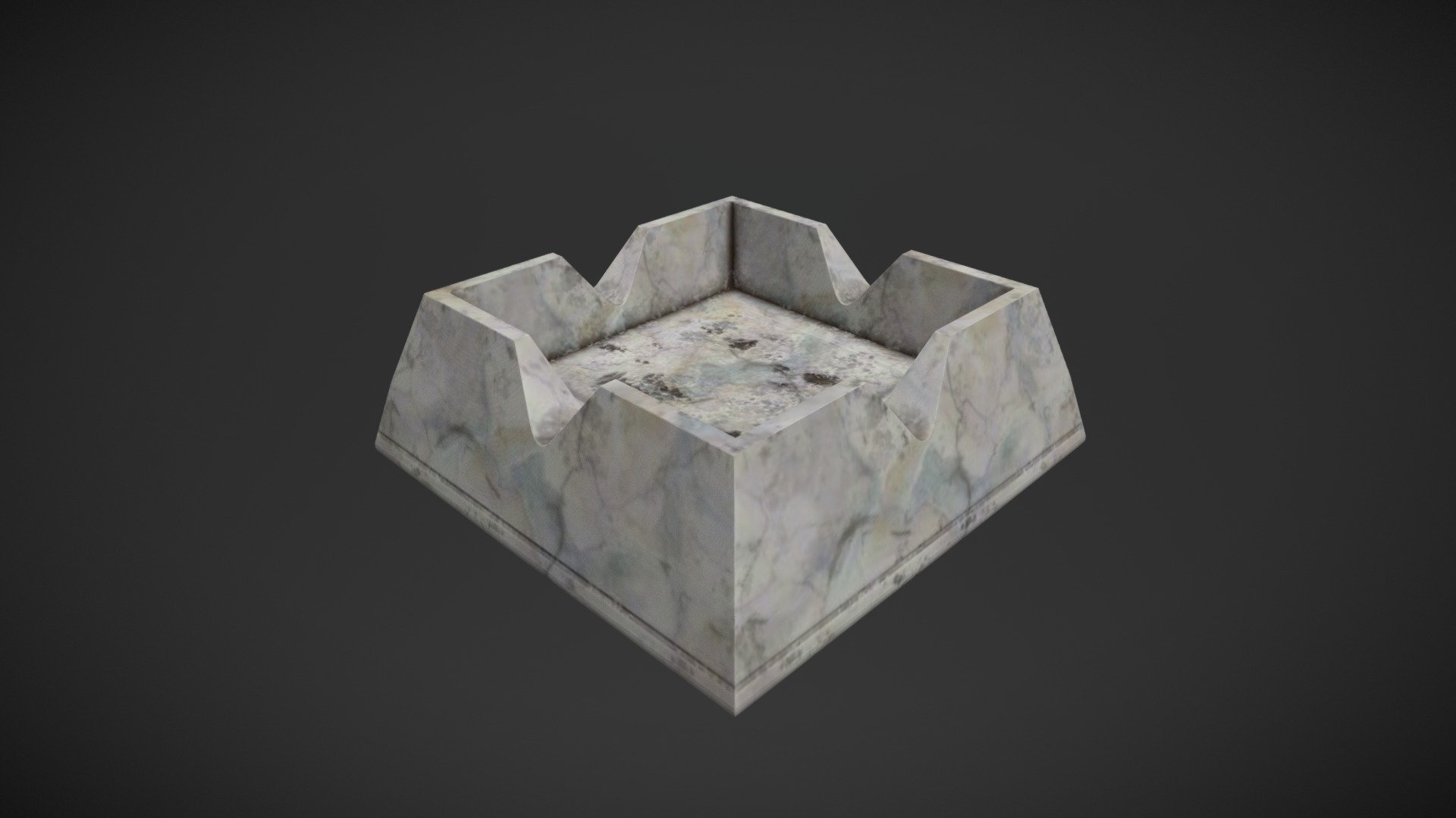 Ashtray - 3D model by Louis Lupton (@Luppy131) [099808b] - Sketchfab