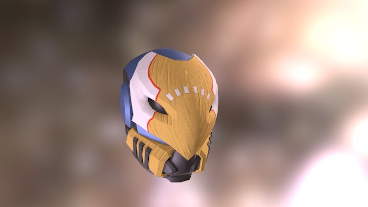 Destiny Celestial Nighthawk Gunslinger Helmet 3D Model