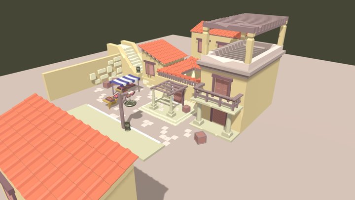 Ancient Roman Street Market
