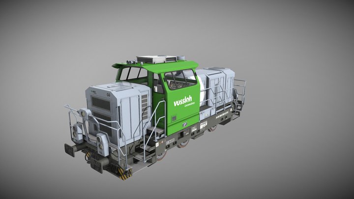 Locomotive diesel Vossloh G6 3D Model