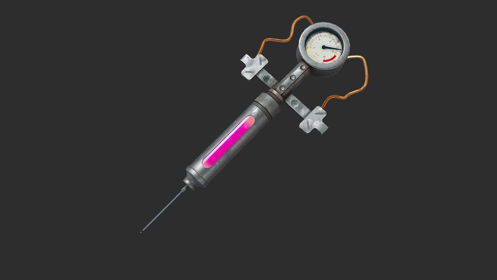 Stimpak 3D Model
