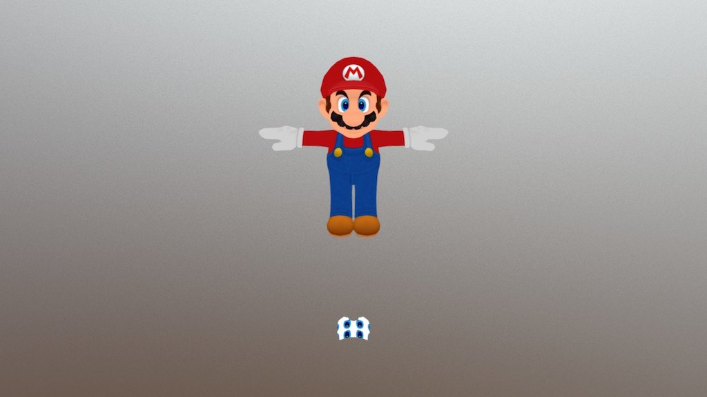 Rigged Mario (Free) - Download Free 3D model by Cmanflip (@cmanflip)  [099c510]