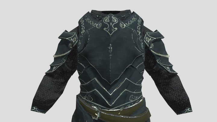 TESB Ebony Mail Armor (Male) – Free 3D Model STL