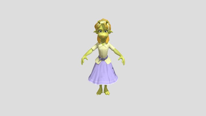 Neera (Planet 51) 3D Model