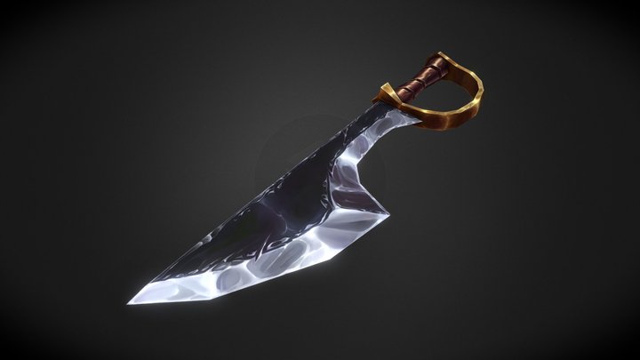 Handpainted saber 3D Model