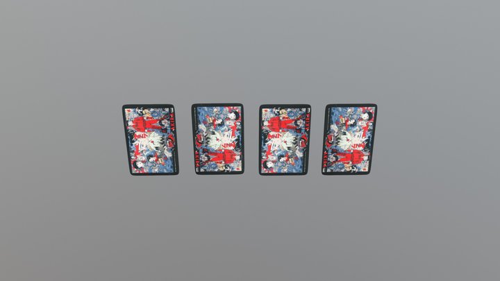Playing Cards 3D Model