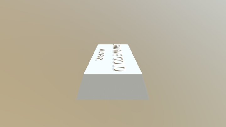 Gold Bar 3D Model