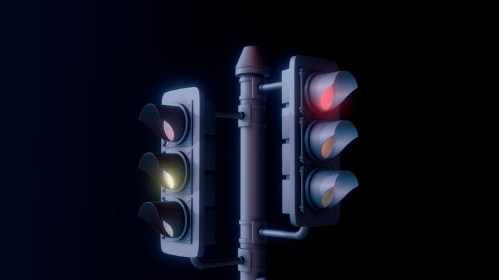 Traffic Light 3D Model
