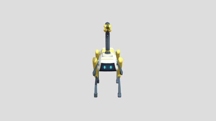 Idle Sit Animation Spot Finish 3D Model