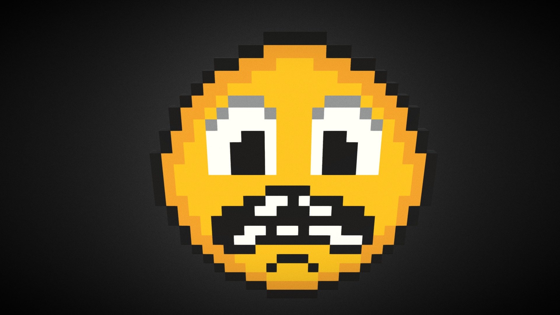 Emoji Fearful Face 3D model