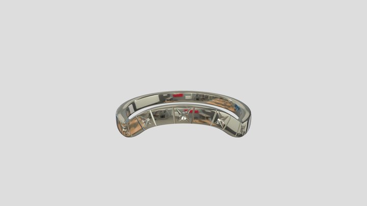 AFRG011 goldring wedding engagement luxury – Free 3D Model STL