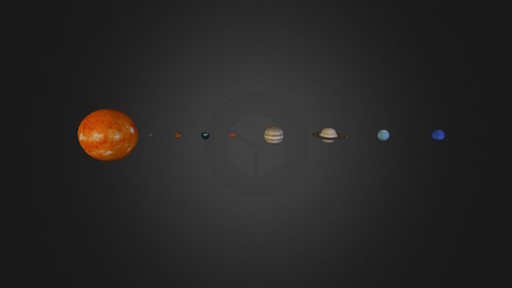 Solar System 3D Model