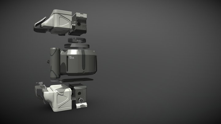 Splash Damage Fuel Tank - Asset Pack 3D Model