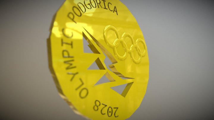 Olympic Medal 3D Model