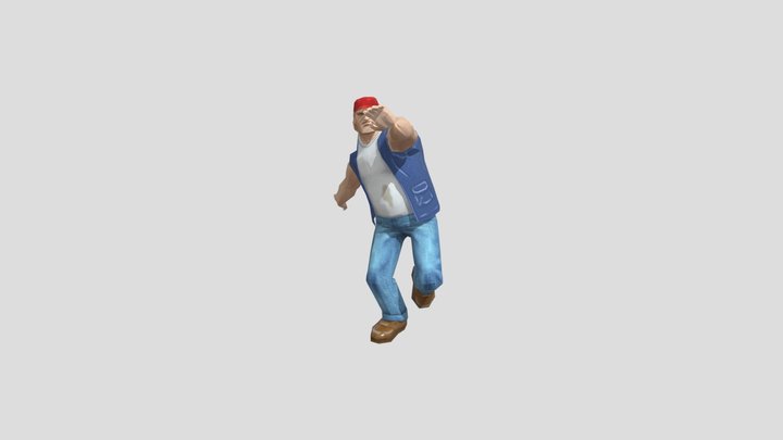 kick_anim 3D Model