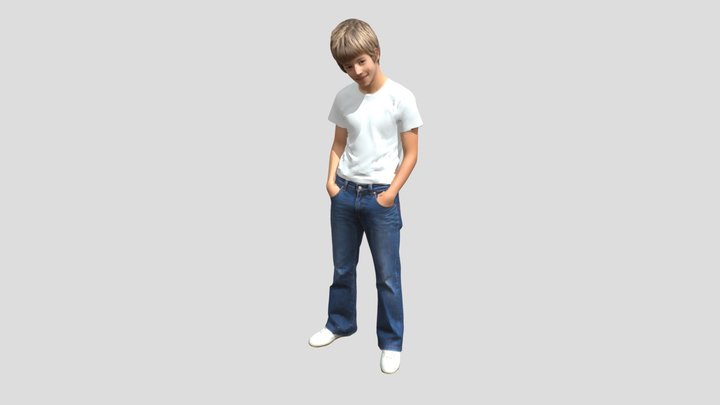 Andre_1976_hands_in_pocket_obj – Gratis 3D-model STL