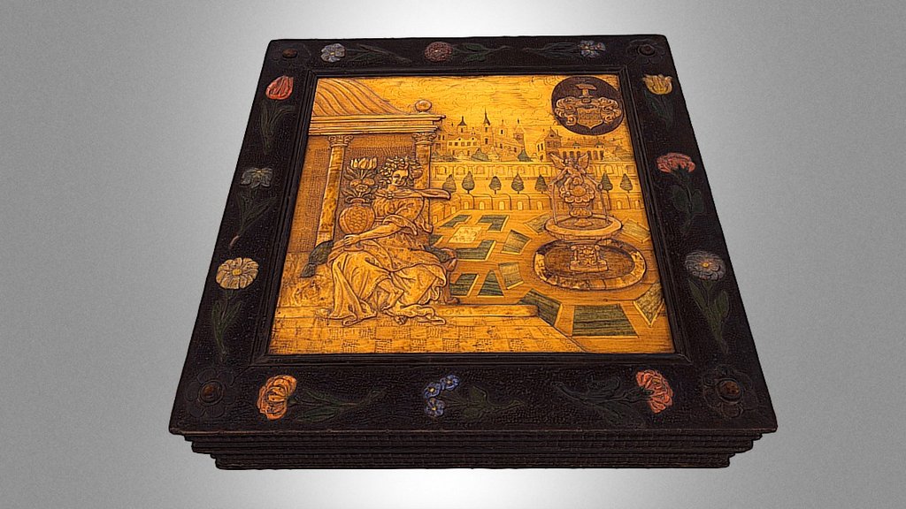 Board game case, Brettspiel Download Free 3D model by Virtual Museums