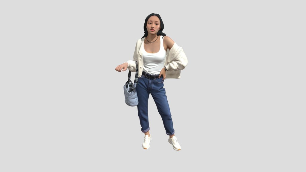 Effortless Casual Cardigan and Jeans