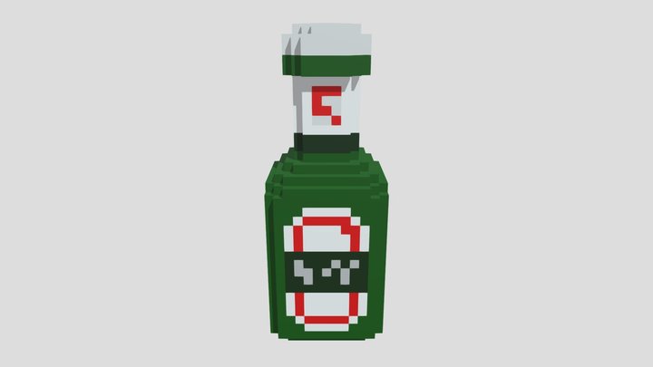 Beer Voxel 3D Model