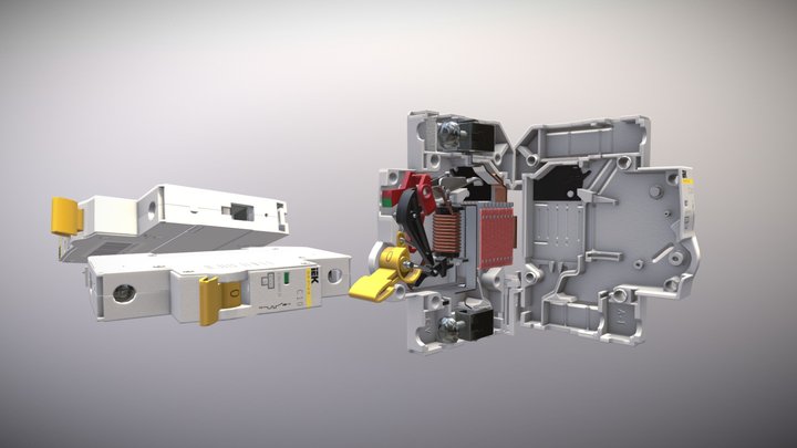 circuit breaker 3D Model