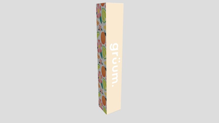 Amber & Cardamom Baked Box 3D Model