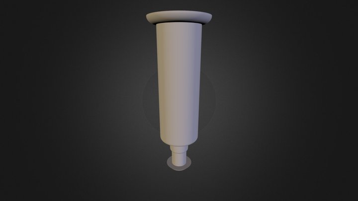 Bioprinter Syringe Extruder Water Jacket - Inner 3D Model