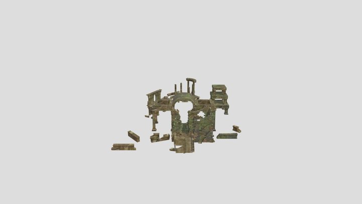 Ruin Maya 3D Model