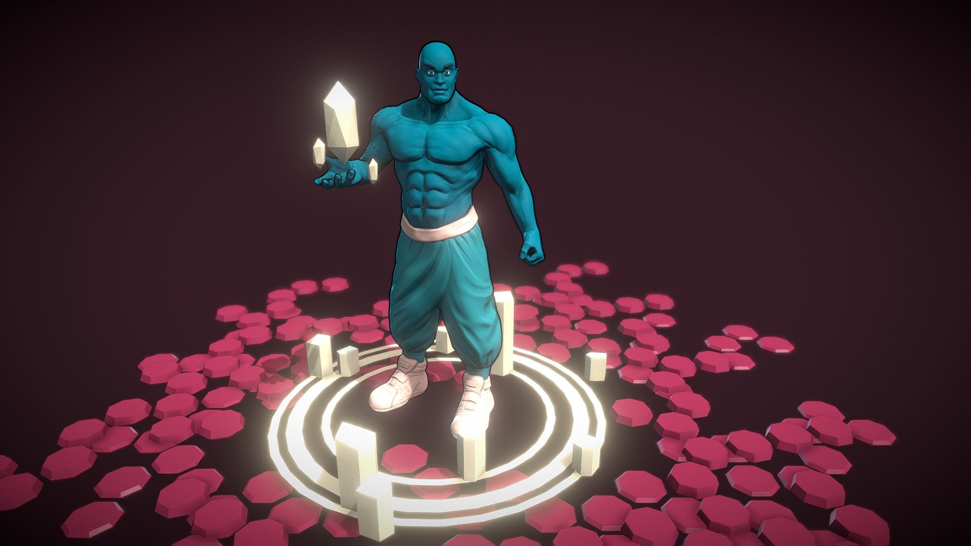 zbrush practice big man — Sketchfab embed 3D viewer
