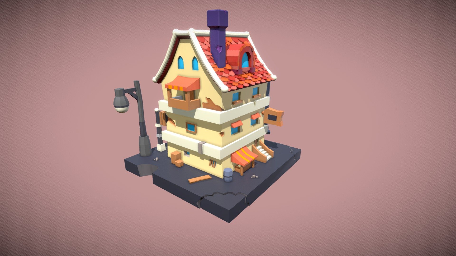 Stylized House. (TrickyEgor)