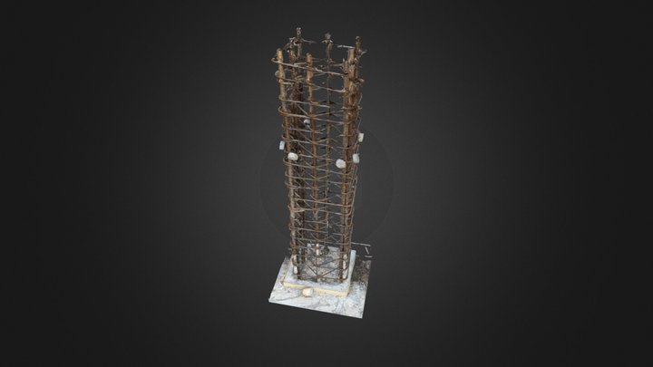 Rebar Pillar 3D Model