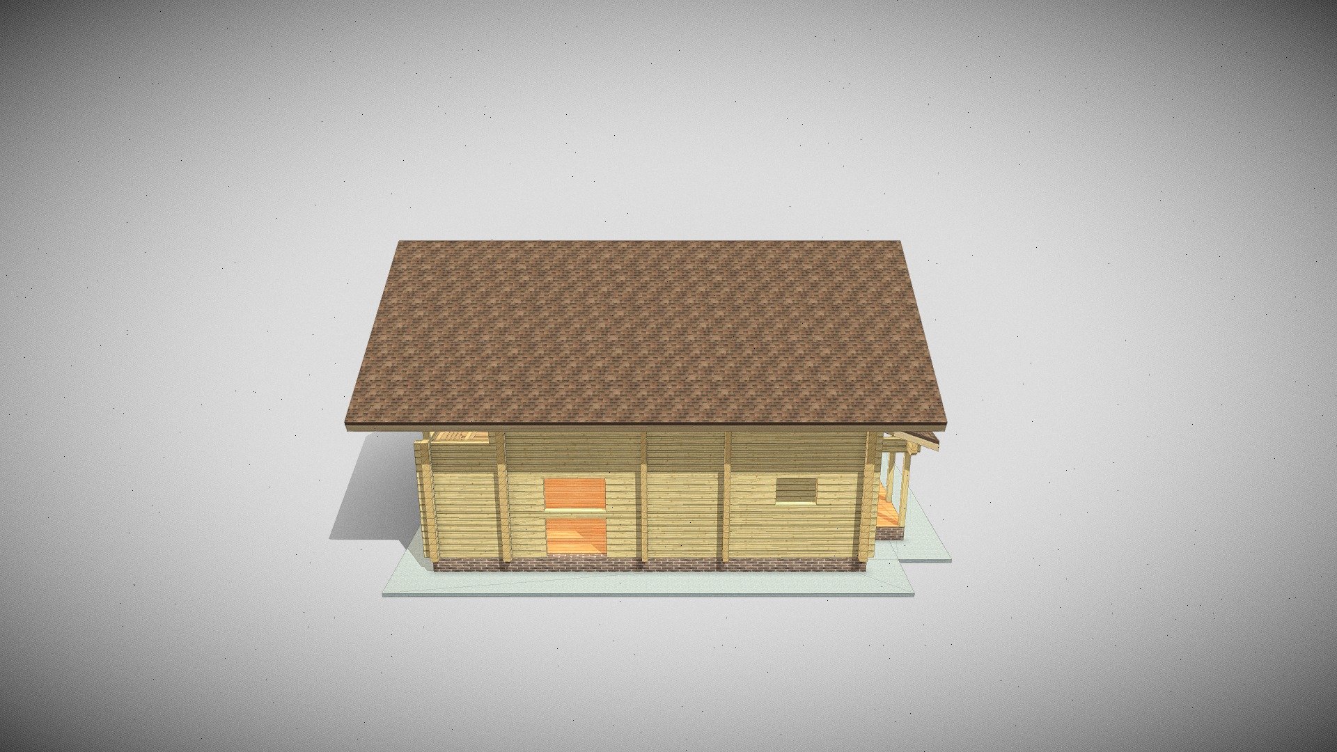 Дом для дениса РБ - 3D model by dorokhovvova1 [09a9556] - Sketchfab
