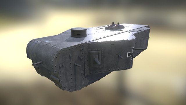 K-Wagen, German Super-Heavy Tank 3D Model