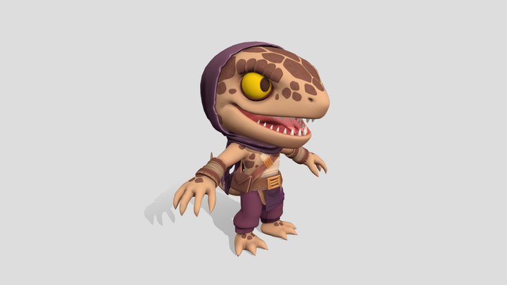 Rogue Reptile | Kaedim 3D Model