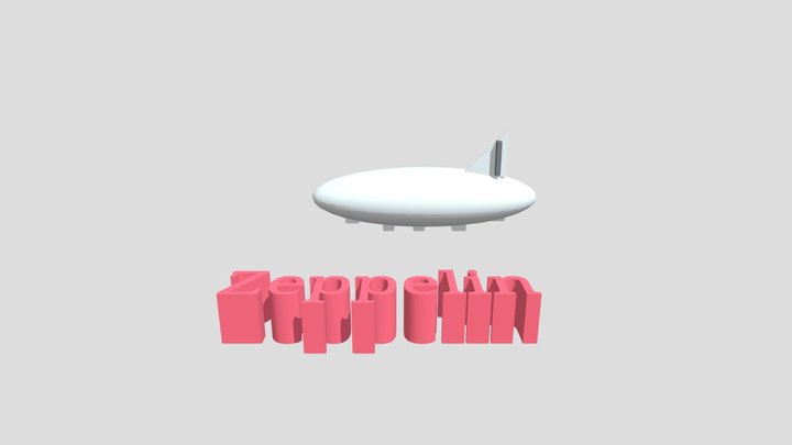 Zeppelin 3D Model