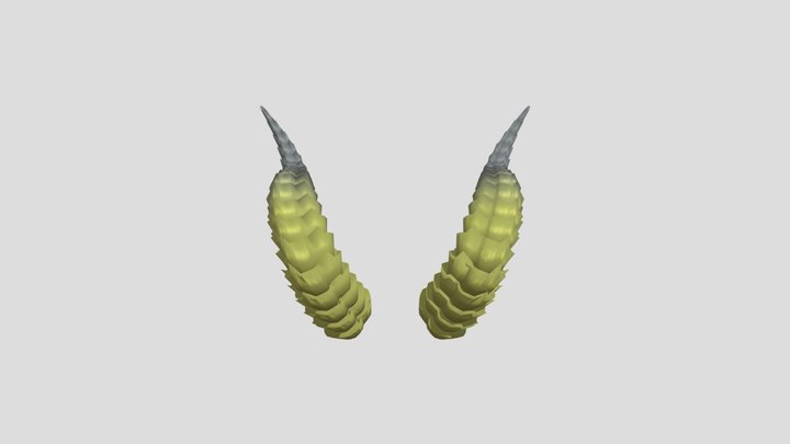 Monster Horns 3D Model