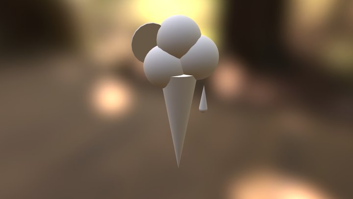 Ice Cream 3D Model
