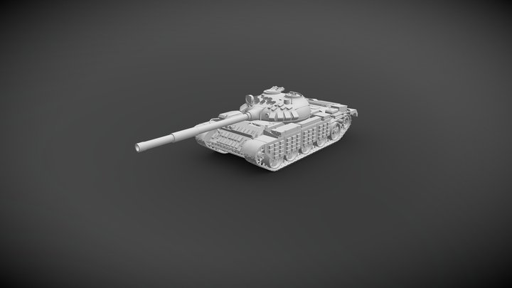 Т-62 3D Model