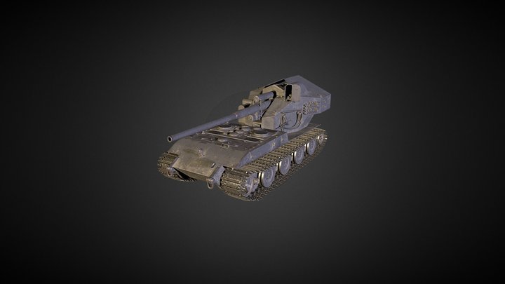 Waffenträger auf E 100 3D Model