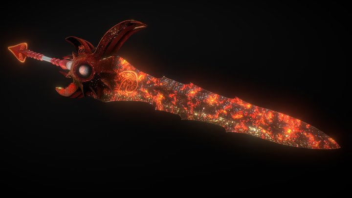 Epic "LAVA SWORD" – Modello 3D gratuito STL